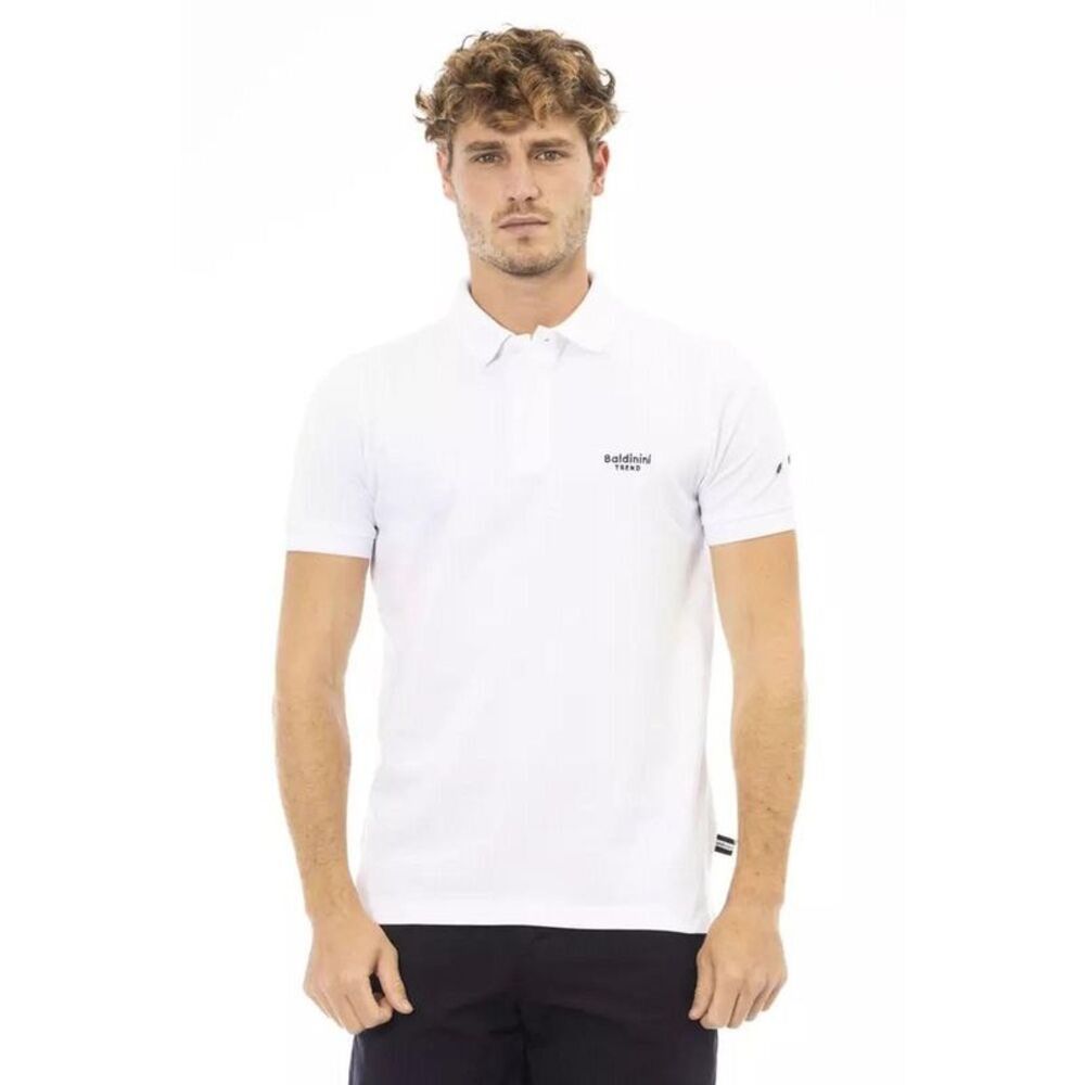 Baldinini Trend Black Cotton Polo Men's Shirt